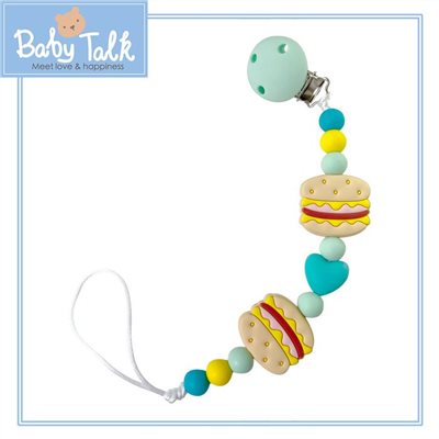 小小家 BABY TALK 防脫落矽膠奶嘴練 (五款可選) 