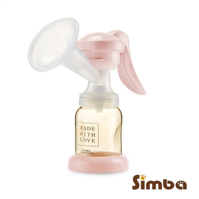 小獅王 simba   iFeed輕美機舒壓式旋轉 手動吸乳器