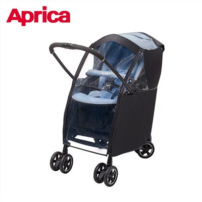 日本 Aprica 嬰幼兒手推車專用防水透氣雨罩
