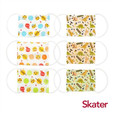 Skater 迷你紗布口罩-恐龍 巧虎 (非醫療用)