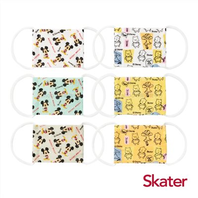 Skater 迷你紗布口罩-米奇 小熊維尼 (非醫療用)