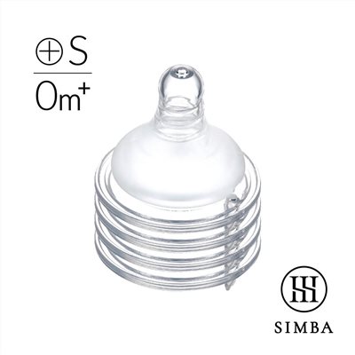 小獅王simba 辛巴 超柔防脹氣寬口十字孔奶嘴(4入)