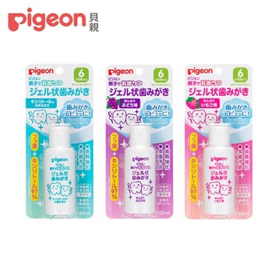Pigeon 貝親 嬰兒防蛀牙膏/6個月 (40ml-3款)