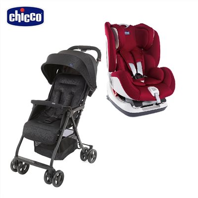   【買汽座送推車】Chicco Seat up 012 Isofix 0-7歲 安全汽座