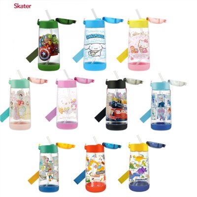 Skater PET吸管水壺(480ml) 玩具總動員、機器人