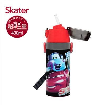 Skater吸管不鏽鋼保溫瓶(360ml)閃電麥昆