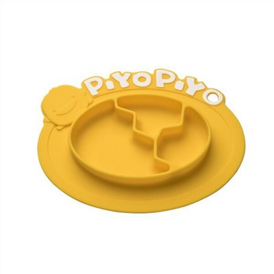PiYo黃色小鴨 一體式防滑矽膠攜帶盤