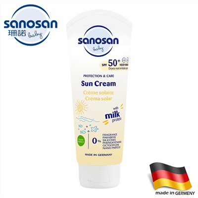 珊諾  sanosan 寶寶防曬水潤乳霜SPF50+ 75ml (6m+)