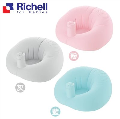 日本《Richell-利其爾》絨毛泵浦充氣椅