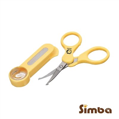 小獅王辛巴 Simba 放大鏡嬰兒指甲剪刀