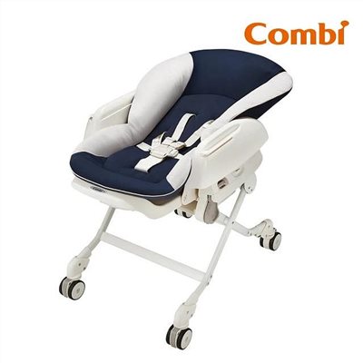 【聊聊享優惠】Combi Letto MT ST 星河藍 手動餐搖椅