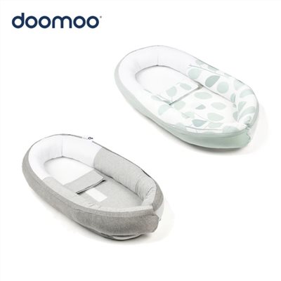 【Doomoo】嬰兒安全環抱睡窩/複葉綠