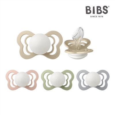 丹麥BIBS COUTURE 拇指型矽膠奶嘴0-6m/6-18m (夜光款)