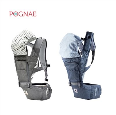  【門市再享優惠】POGNAE  NO.5超輕量機能腰凳背巾