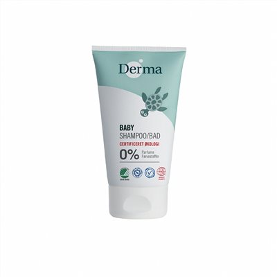 丹麥 Derma 寶寶有機洗髮沐浴露  150ml (旅行號)