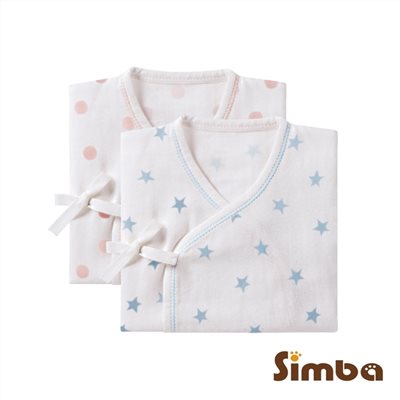 小獅王辛巴 Simba 極柔感印花紗布反袖肚衣