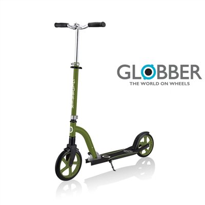 【聊聊享優惠】GLOBBER哥輪步 NL230-205 DUO 成人折疊滑板車-酪梨綠