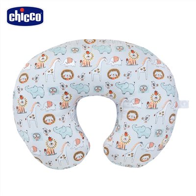 Chicco Boppy 純棉多功能授乳枕-俏皮馬戲團/幾何炭灰