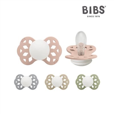 丹麥BIBS Infinity 雙扁型矽膠奶嘴1入組(夜光款) 