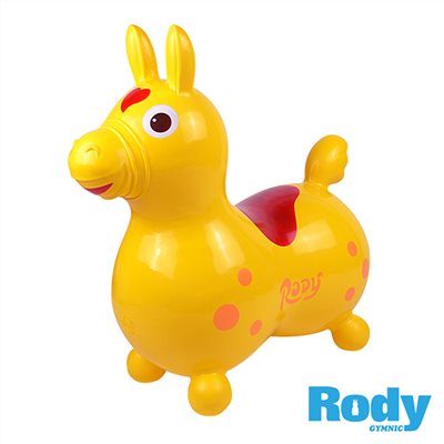 RODY 跳跳馬 黃色 附打氣筒 (義大利原裝進口)