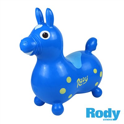 RODY 跳跳馬 藍色 附打氣筒 (義大利原裝進口)  