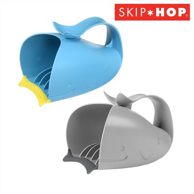 Skip Hop 小藍鯨 瀑布淋浴器 (造型水瓢 兒童洗頭淋水勺 舀水勺)