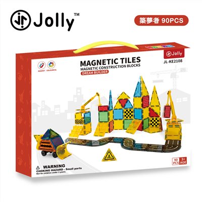 Jolly 磁磚系列築夢者磁力片90片/ 20片