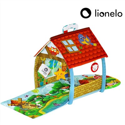Lionelo 感官啟蒙健力遊戲墊 Agnes Plus 迷彩村(寶寶健身器 嬰兒玩具)