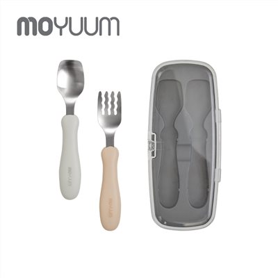 MOYUUM 韓國 兒童304不鏽鋼湯叉餐具組/湯叉組