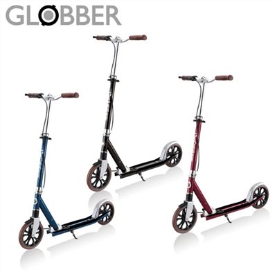  【門市另有折扣】GLOBBER 哥輪步 NL 205 DELUXE 復古版成人折疊版滑板車 
