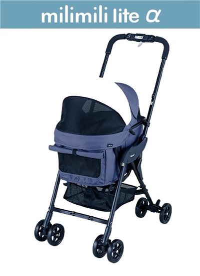  【門市另有折扣】 Compet 日本精品寵物推車 milimili lite α 小型犬貓兩用車