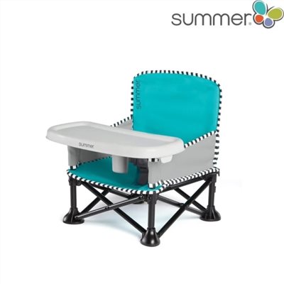 Summer infant 攜帶式折疊餐椅 (餐盤不含BPA使用更安心)