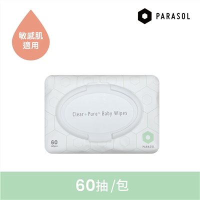 Parasol Clear+Pure 極厚天然肌護濕紙巾 60抽/包