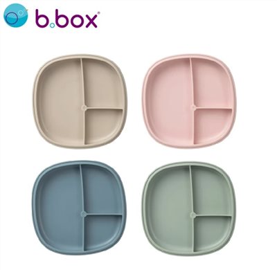 b.box 澳洲 二合一吸盤式餐盤(4色)