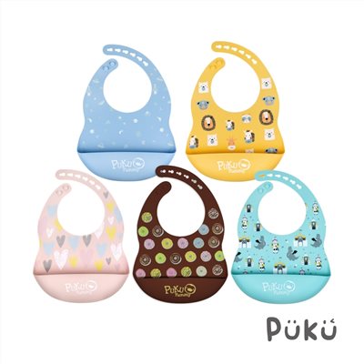 PUKU Yummy矽膠圍兜