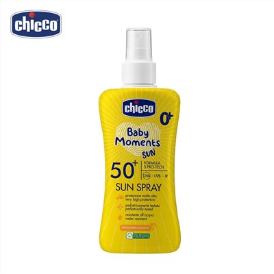  義大利 Chicco 寶貝嬰兒輕潤防曬噴液SPF50+