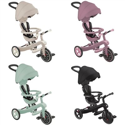  【門市另有折扣】GLOBBER 哥輪步 4合1 Trike多功能3輪推車 but聯名奶油系列