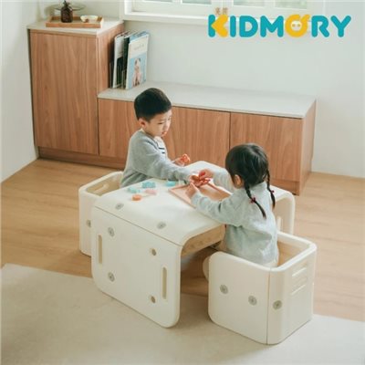 KIDMORY 百變翻轉多功能兒童桌椅組 一桌二椅 KM-586