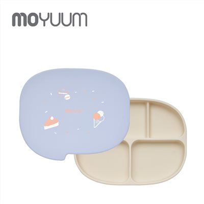 MOYUUM 韓國 白金矽膠吸盤式餐盤盒 對話框系列 - 多款可選