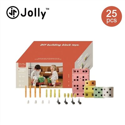 Jolly 創意體感大積木 基礎款25PCS DIY積木 益智大積木