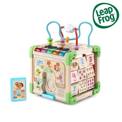 LeapFrog 木質益智探索箱 (培養孩子認知、視覺、聽覺與觸覺發育)