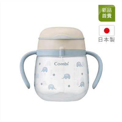 Combi LakuMug 樂可杯第二階段直飲杯240ml (小狗/冰淇淋/大象)