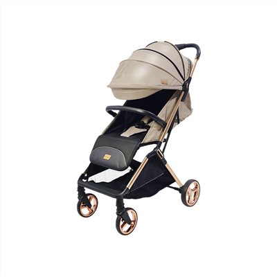 【福利品】 韓國 Capella  X9 pro 可登機輕量秒收嬰兒推車 (奶茶棕)