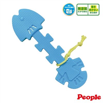 日本People 魚骨頭造型咬舔玩具 (5m+)