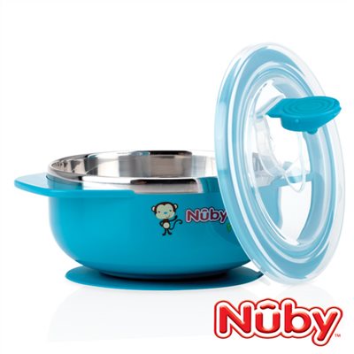 Nuby 不鏽鋼吸盤碗 (6m+)