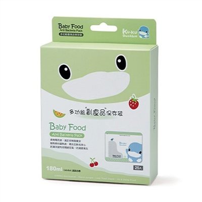 KU.KU酷咕鴨 多功能副食品保存袋180ml-25入