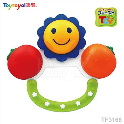 日本《樂雅 Toyroyal》可消毒花果搖鈴
