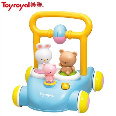 日本 樂雅 Toyroyal 森林好朋友音樂助步車