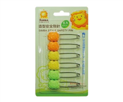 小獅王 辛巴造型別針 6入