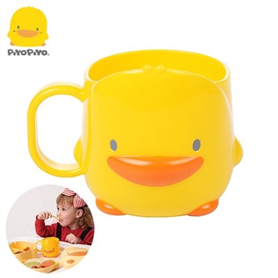 黃色小鴨《PiyoPiyo》造型立體杯